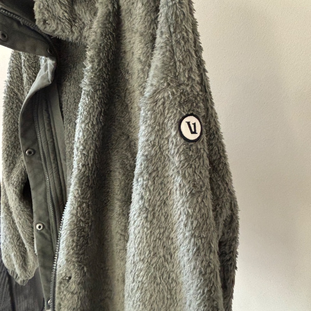 Vuori women's Cozy Sherpa Jacket Green Size Medium NWOT - Picture 11 of 14